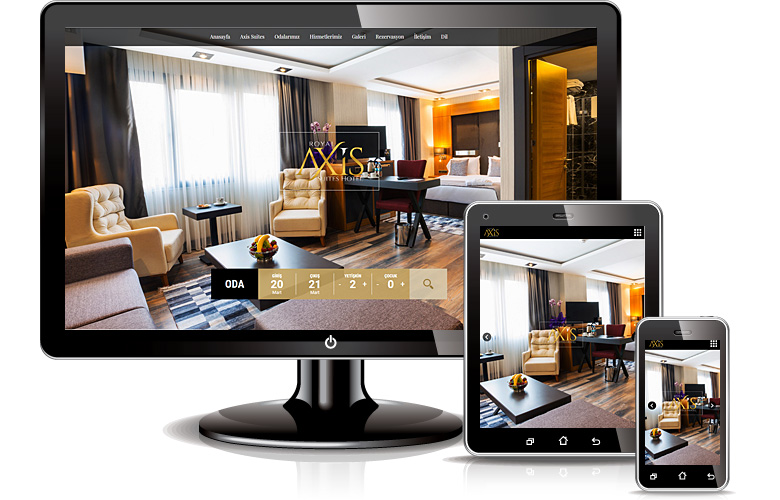 Axis Hotel web tasarımı