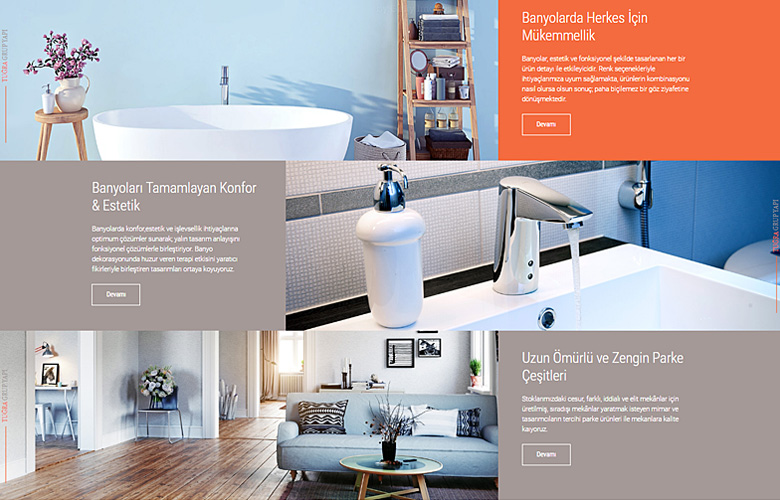Tuğra Grup Yapı web tasarımı