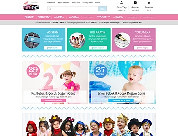 Parti Avm web tasarımı