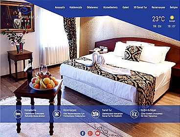 Saylamlar Otel web tasarımı