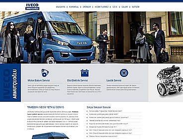 Armutçuoğlu Iveco web tasarımı