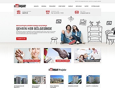 Ak İnşaat web tasarımı