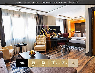 Axis Hotel web tasarımı